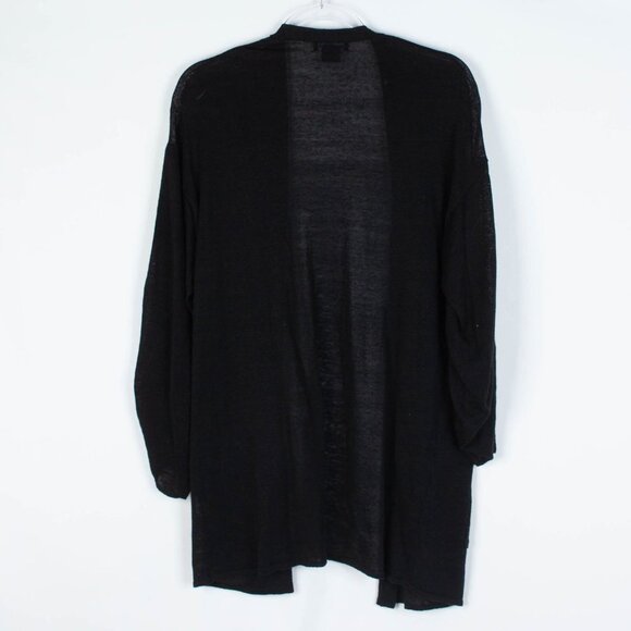 Trouve Ruched Sleeve Open Front Cardigan Size XS/S - Picture 4 of 5